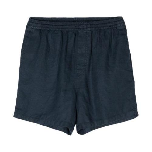 Aspesi Marinblå Casual Shorts Blue, Herr