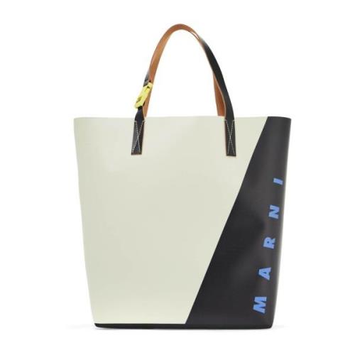 Marni Färgblock PVC Toteväska Multicolor, Herr