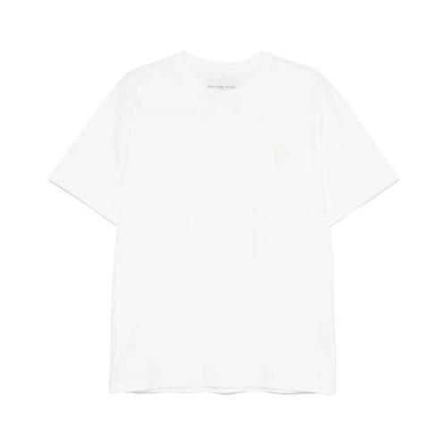 Philippe Model Vit Bomull Jersey T-shirt med Logo White, Herr