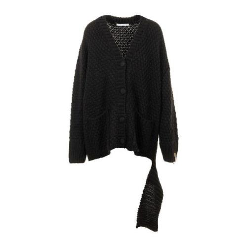 Mar De Margaritas Svart Cardigan Sweaters Black, Dam