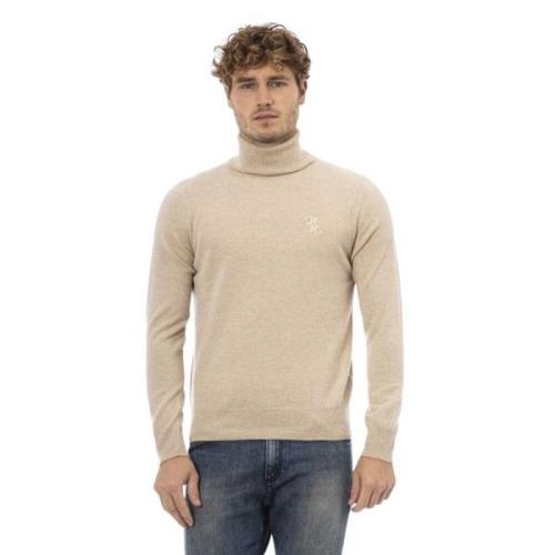 Billionaire Beige Cashmere Turtleneck Sweater Beige, Herr