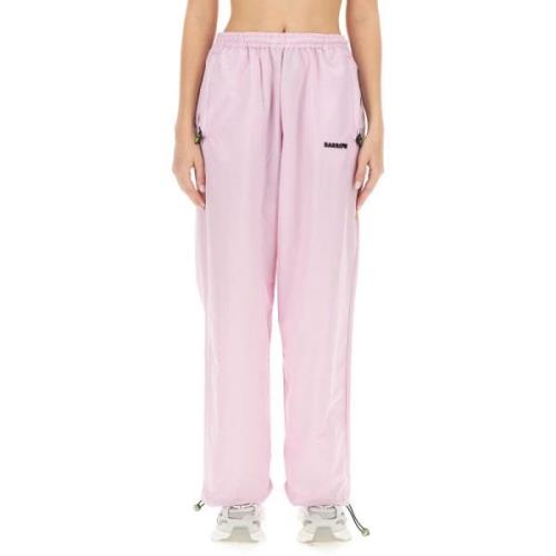 Barrow Logo Joggingbyxor Regular Fit Nylon Pink, Unisex