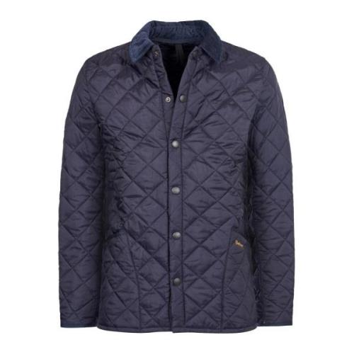 Barbour Blå Quiltad Jacka Heritage Liddesdale Blue, Herr