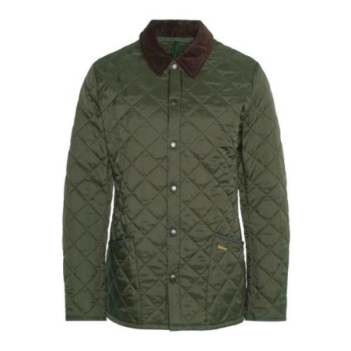 Barbour Grön Quiltad Jacka Heritage Boatyard Green, Herr