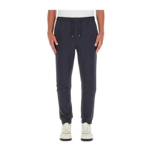 Boss Casual Joggingbyxor Regular Fit Blue, Herr