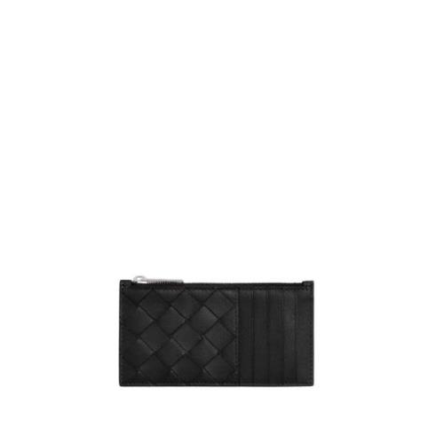 Bottega Veneta Svart Silver Korthållare Black, Herr