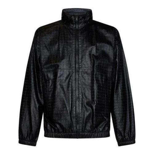 Givenchy Svarta Aw23 Herrjackor Kappor, Stilfullt Montone-design Black...