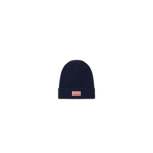 Kenzo Ekologisk Ull Streetwear Beanie Black, Unisex