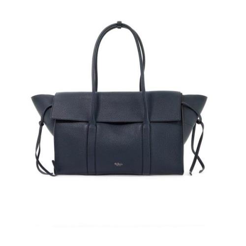 Mulberry Burgundy Soft Bayswater Axelväska Blue, Dam