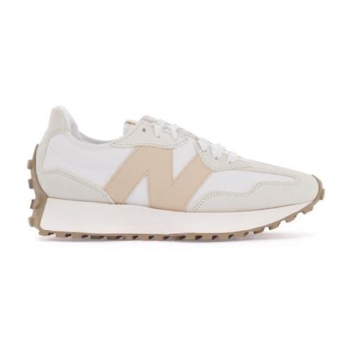 New Balance Sneakers i tekniskt tyg med mockadetaljer White, Dam