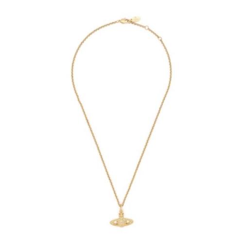 Vivienne Westwood Guld Opal Hänge Halsband Yellow, Dam