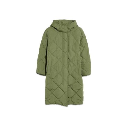 Bellerose Grön Polyester Parka Tillverkad i Kina Green, Herr