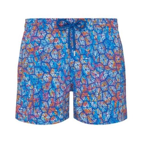 Vilebrequin Flerfärgade stretchbadshorts för män Multicolor, Herr