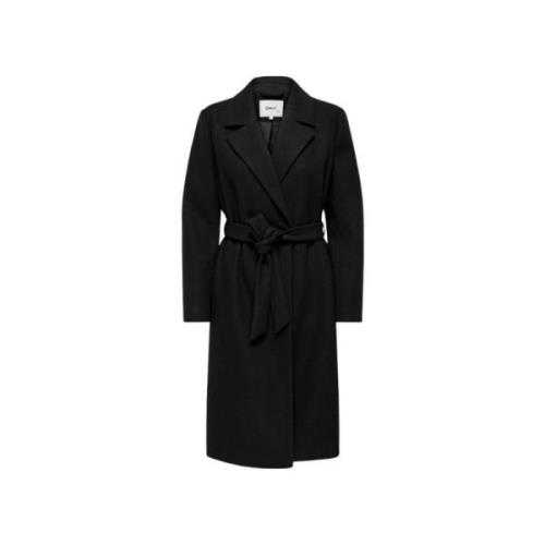 Only Life Wrap Coat Black, Dam