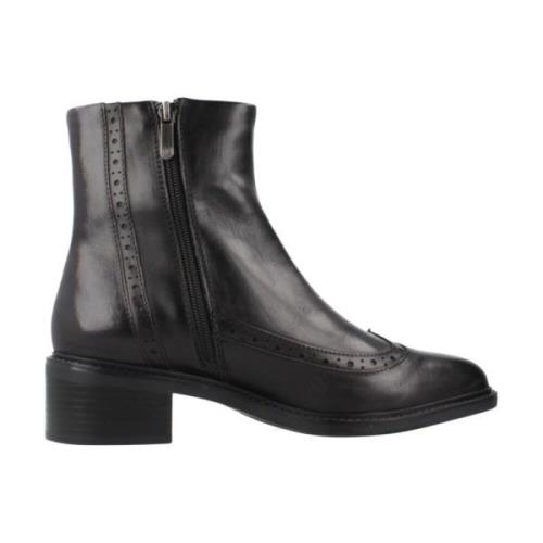 Regarde Le Ciel Klassiska Chelsea Boots med klack Black, Dam