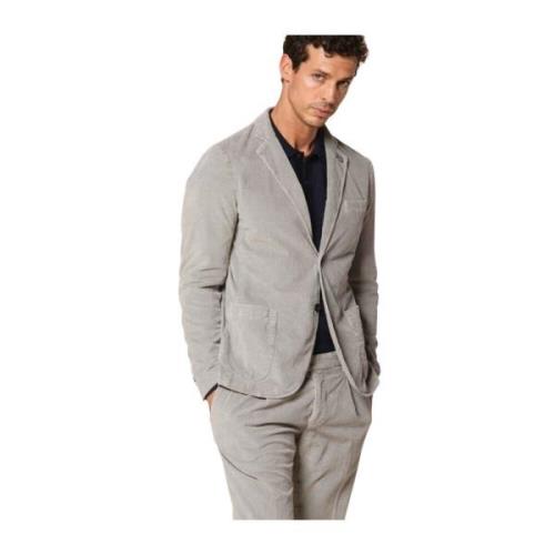 Mason's Sammet blazer med 500 ränder Gray, Herr