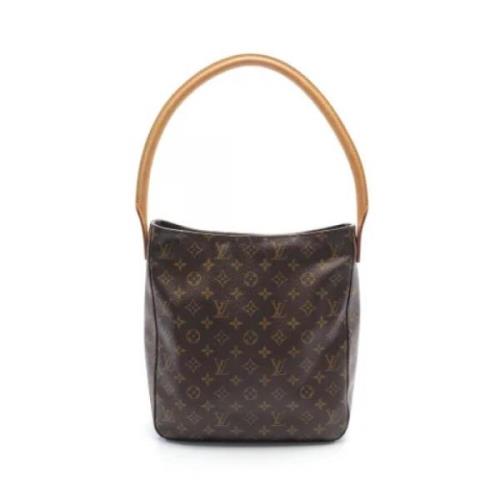 Louis Vuitton Vintage Pre-owned Canvas handvskor Brown, Dam