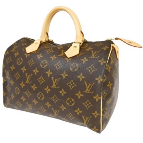 Louis Vuitton Vintage Pre-owned Canvas handvskor Brown, Dam