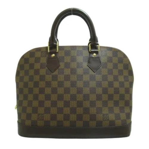 Louis Vuitton Vintage Pre-owned Canvas handvskor Brown, Dam