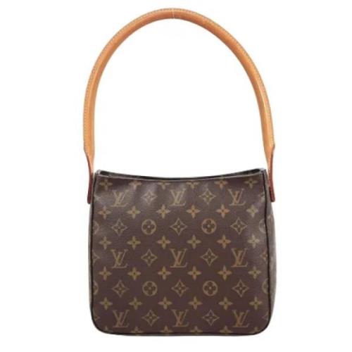 Louis Vuitton Vintage Pre-owned Canvas handvskor Brown, Dam