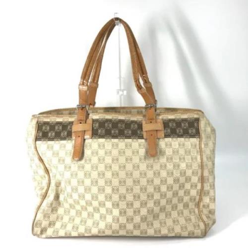 Loewe Pre-owned Pre-owned Tyg handvskor Beige, Dam