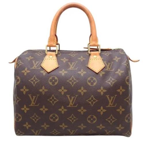 Louis Vuitton Vintage Pre-owned Canvas handvskor Brown, Dam