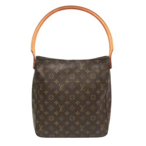 Louis Vuitton Vintage Pre-owned Canvas handvskor Brown, Dam