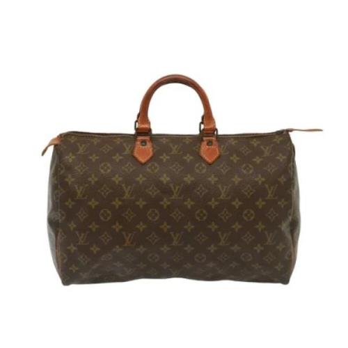 Louis Vuitton Vintage Pre-owned Canvas handvskor Brown, Dam