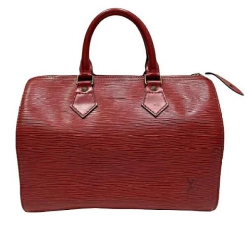 Louis Vuitton Vintage Pre-owned Laeder handvskor Red, Dam