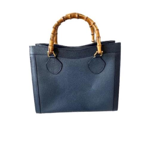 Gucci Vintage Pre-owned Laeder gucci-vskor Blue, Dam