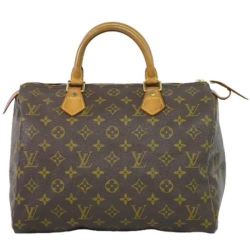 Louis Vuitton Vintage Pre-owned Canvas handvskor Brown, Dam