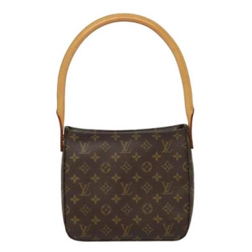 Louis Vuitton Vintage Pre-owned Canvas handvskor Brown, Dam