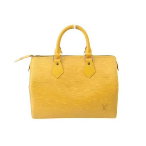 Louis Vuitton Vintage Pre-owned Laeder louis-vuitton-vskor Yellow, Dam