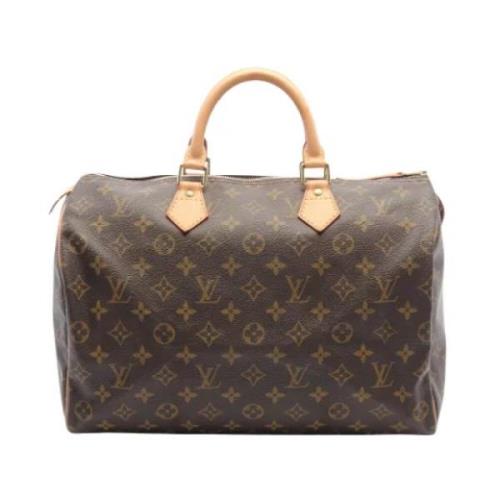 Louis Vuitton Vintage Pre-owned Canvas handvskor Brown, Dam