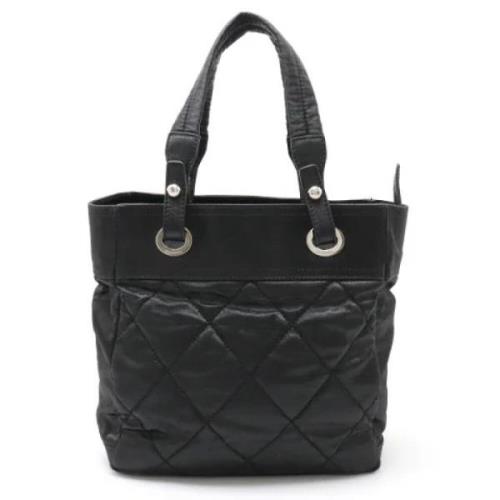 Chanel Vintage Pre-owned Canvas totevskor Black, Dam