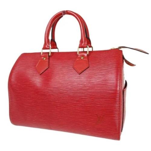 Louis Vuitton Vintage Pre-owned Laeder handvskor Red, Dam