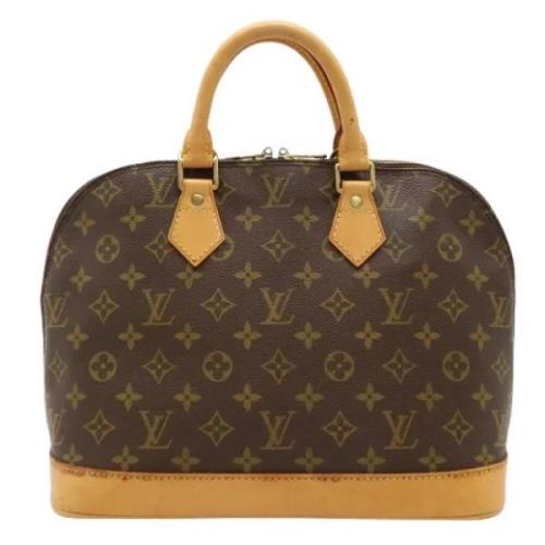 Louis Vuitton Vintage Pre-owned Canvas handvskor Brown, Dam