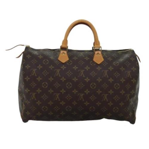 Louis Vuitton Vintage Pre-owned Canvas handvskor Brown, Dam