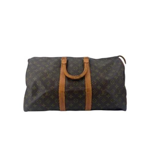 Louis Vuitton Vintage Pre-owned Canvas handvskor Brown, Dam