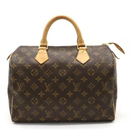 Louis Vuitton Vintage Pre-owned Canvas handvskor Brown, Dam