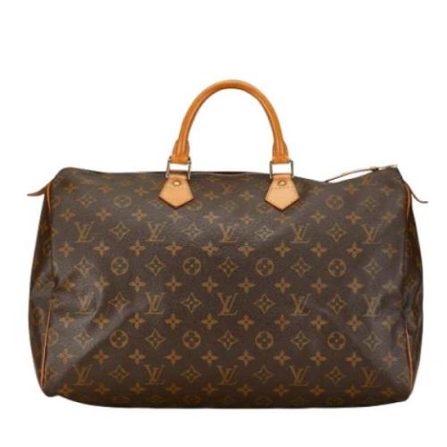 Louis Vuitton Vintage Pre-owned Canvas handvskor Brown, Dam