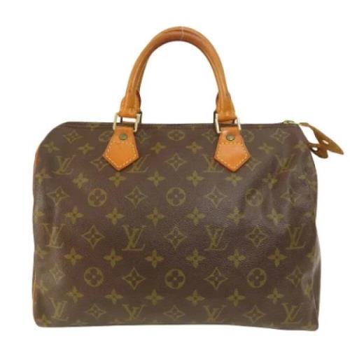 Louis Vuitton Vintage Pre-owned Canvas handvskor Brown, Dam