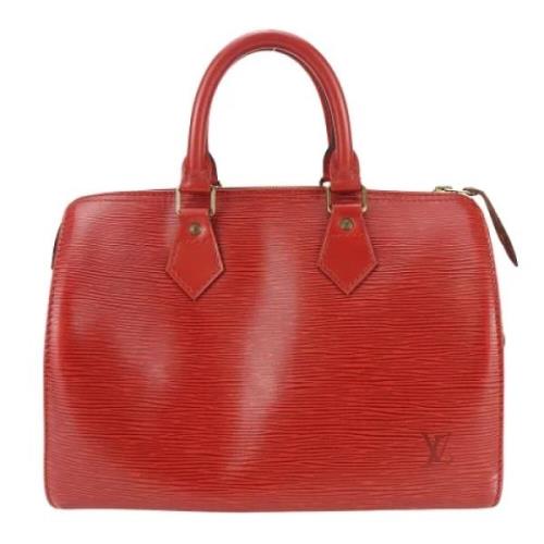 Louis Vuitton Vintage Pre-owned Laeder handvskor Red, Dam