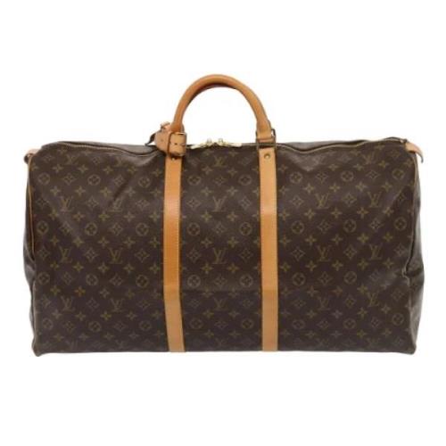 Louis Vuitton Vintage Pre-owned Canvas handvskor Brown, Dam