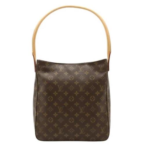 Louis Vuitton Vintage Pre-owned Canvas handvskor Brown, Dam