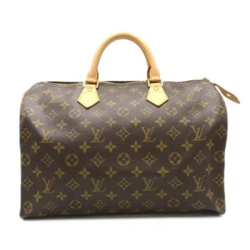 Louis Vuitton Vintage Pre-owned Canvas handvskor Brown, Dam