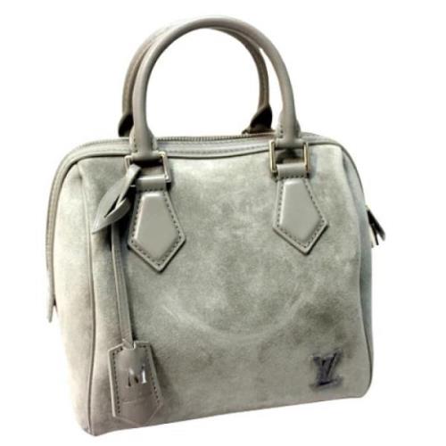 Louis Vuitton Vintage Pre-owned Laeder handvskor Gray, Dam