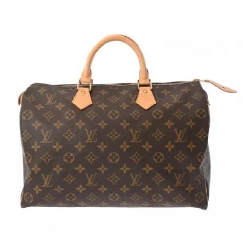 Louis Vuitton Vintage Pre-owned Canvas handvskor Brown, Dam