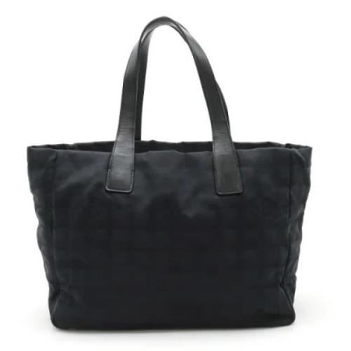 Chanel Vintage Pre-owned Canvas totevskor Black, Dam