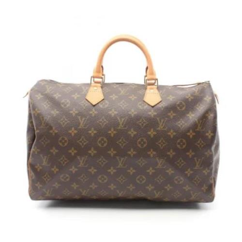 Louis Vuitton Vintage Pre-owned Canvas handvskor Brown, Dam